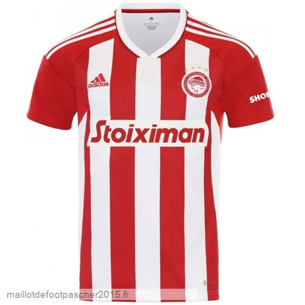 Maillot Foot Achat Thailande Domicile Maillot Olympiacos 2022 2023 Rouge