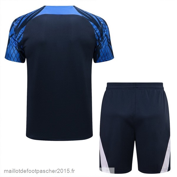 Maillot Foot Achat Entrainement Ensemble Complet Pays Bas 2022 Bleu I Marine