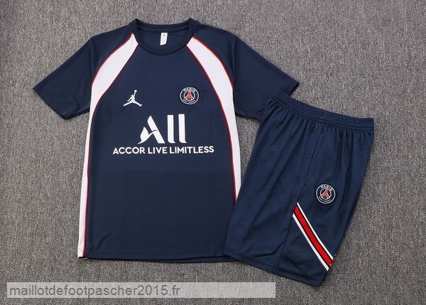 Maillot Foot Achat Entrainement Ensemble Complet Paris Saint Germain 2022 2023 Bleu Blanc Rouge