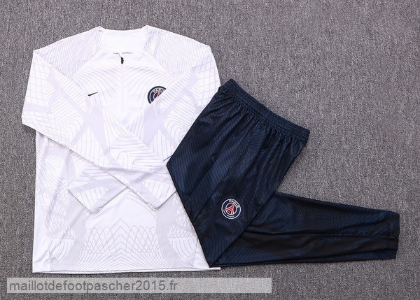 Maillot Foot Achat Survêtements Enfant Paris Saint Germain 2022 2023 Blanc