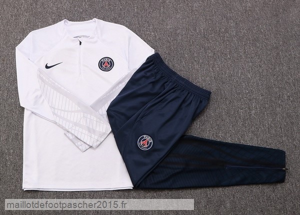 Maillot Foot Achat Survêtements Enfant Paris Saint Germain 2022 2023 Blanc