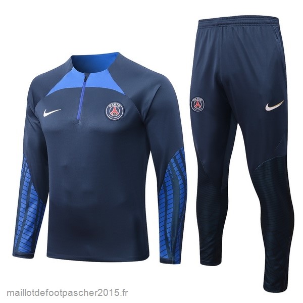Maillot Foot Achat Survêtements Enfant Paris Saint Germain 2022 2023 Bleu II Marine