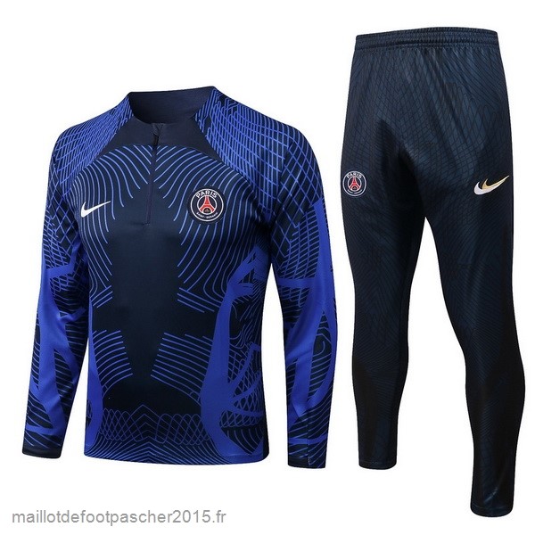 Maillot Foot Achat Survêtements Enfant Paris Saint Germain 2022 2023 Bleu Marine