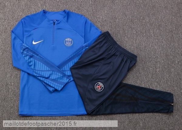 Maillot Foot Achat Survêtements Enfant Paris Saint Germain 2022 2023 Bleu Noir