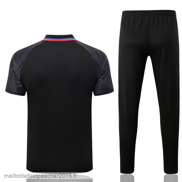 Maillot Foot Achat Ensemble Complet Polo Paris Saint Germain 2022 2023 Noir