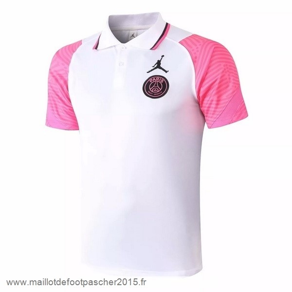 Maillot Foot Achat Polo Paris Saint Germain 2020 2021 Blanc Rose