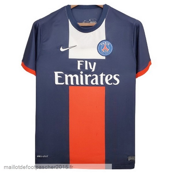 Maillot Foot Achat Domicile Maillot Paris Saint Germain Rétro 2013 2014 Bleu
