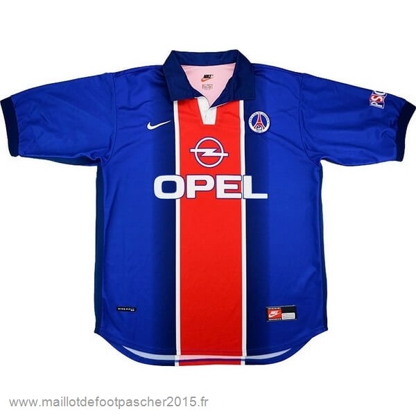Maillot Foot Achat Domicile Maillot Paris Saint Germain Rétro 1998 1999 Bleu