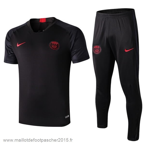 Maillot Foot Achat Entrainement Conjunto Completo Paris Saint Germain 2019 2020 Noir Rouge