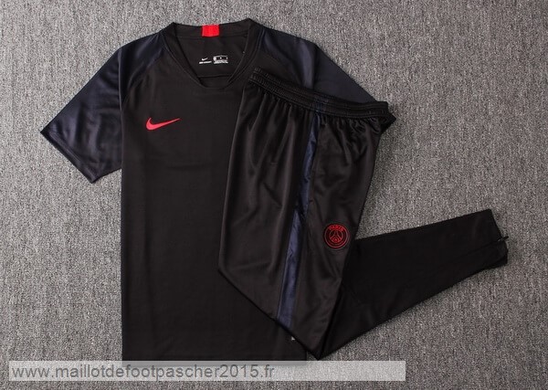 Maillot Foot Achat Entrainement Conjunto Completo Paris Saint Germain 2019 2020 Noir Rouge