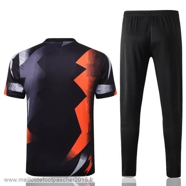 Maillot Foot Achat Entrainement Conjunto Completo Paris Saint Germain 2019 2020 Orange Noir