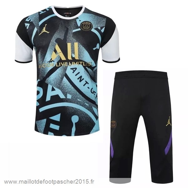 Maillot Foot Achat Entrainement Ensemble Complet Paris Saint Germain 2020 2021 Bleu Noir