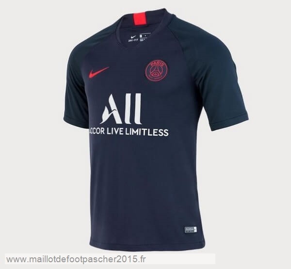 Maillot Foot Achat Entrainement Paris Saint Germain 2019 2020 Rouge Noir