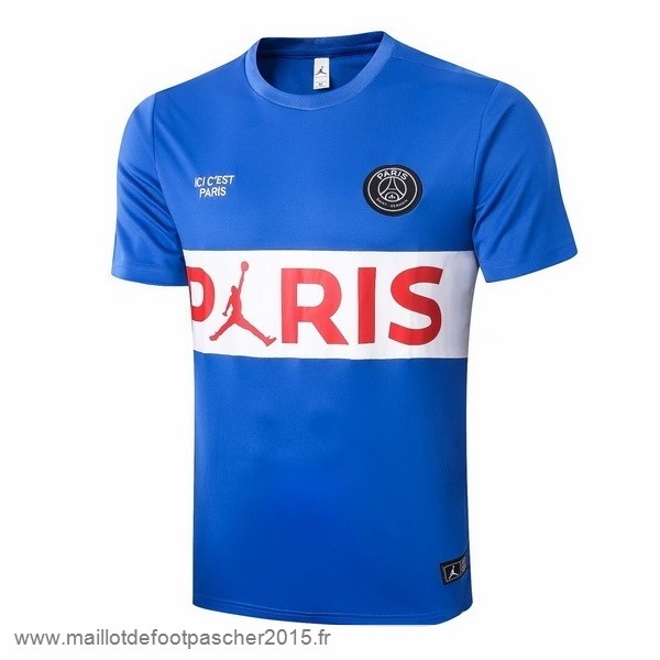 Maillot Foot Achat Entrainement Paris Saint Germain 2020 2021 Bleu Blanc