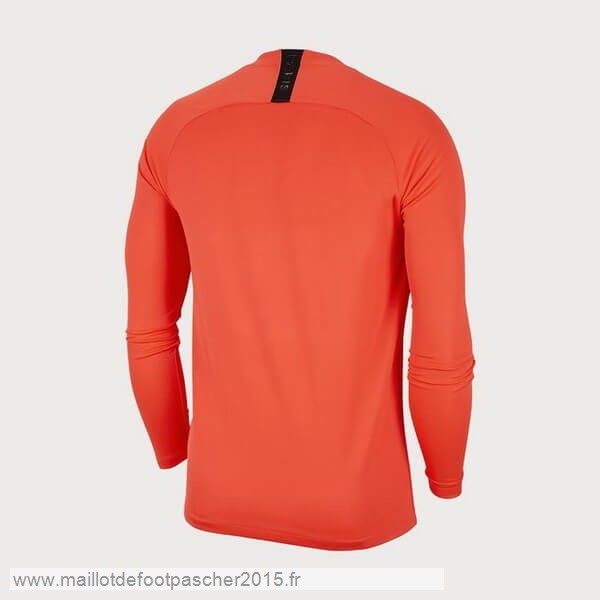 Maillot Foot Achat Exterieur Manches Longues Paris Saint Germain 2019 2020 Orange