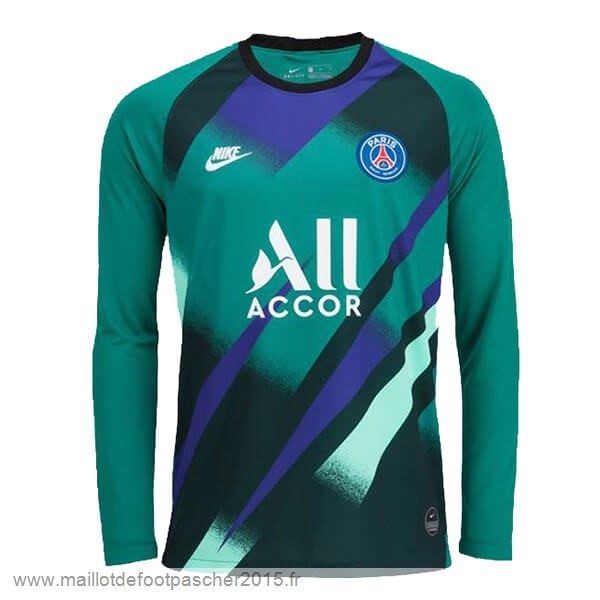 Maillot Foot Achat Manches Longues Gardien Paris Saint Germain 2019 2020 Vert