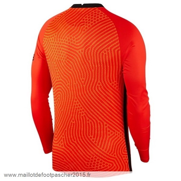 Maillot Foot Achat Manches Longues Gardien Paris Saint Germain 2020 2021 Orange