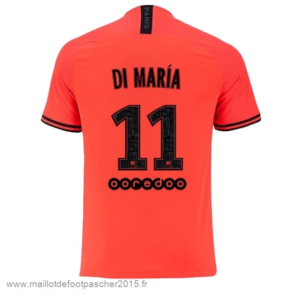 Maillot Foot Achat NO.11 Di Maria Exterieur Maillot Paris Saint Germain 2019 2020 Orange