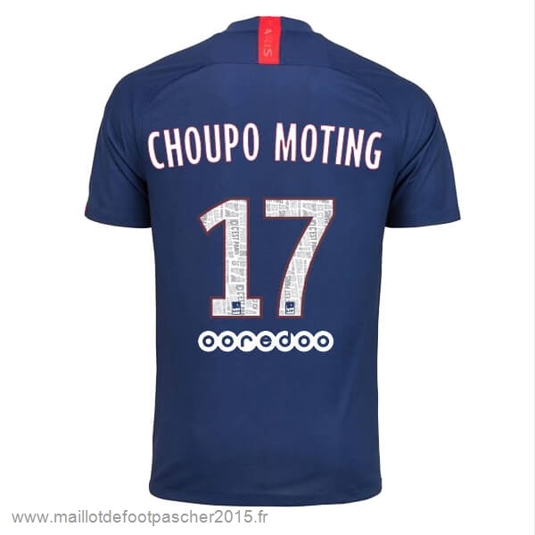 Maillot Foot Achat NO.17 Choupo Moting Domicile Maillot Paris Saint Germain 2019 2020 Bleu