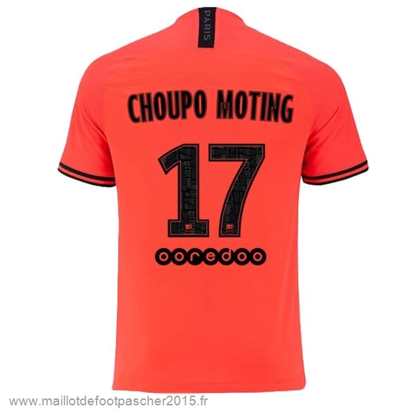 Maillot Foot Achat NO.17 Choupo Moting Exterieur Maillot Paris Saint Germain 2019 2020 Orange