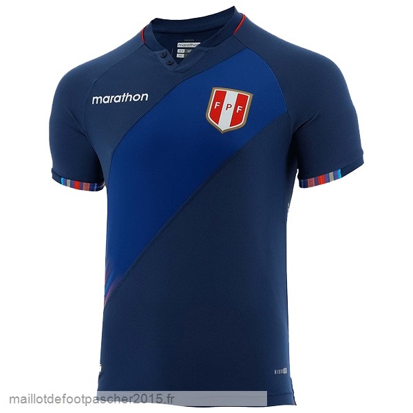 Maillot Foot Achat Thailande Exterieur Maillot Pérou 2021 Bleu