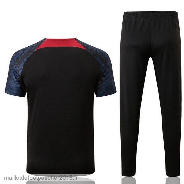 Maillot Foot Achat Entrainement Ensemble Complet Portugal 2022 Noir Vert