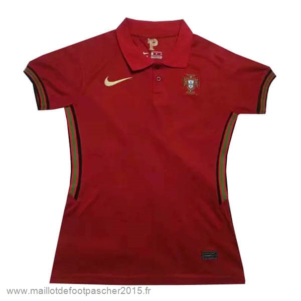 Maillot Foot Achat Domicile Maillot Femme Portugal 2020 Rouge