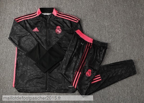 Maillot Foot Achat Survêtements Real Madrid 2021 2022 Noir I Rose