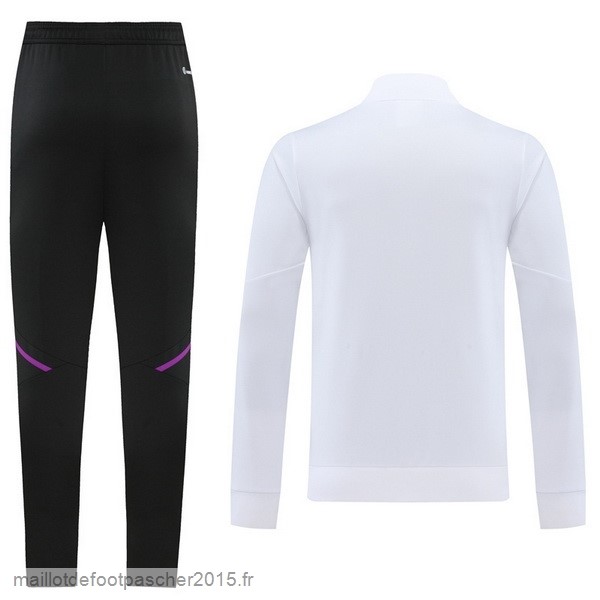 Maillot Foot Achat Survêtements Real Madrid 2022 2023 Blanc II Noir