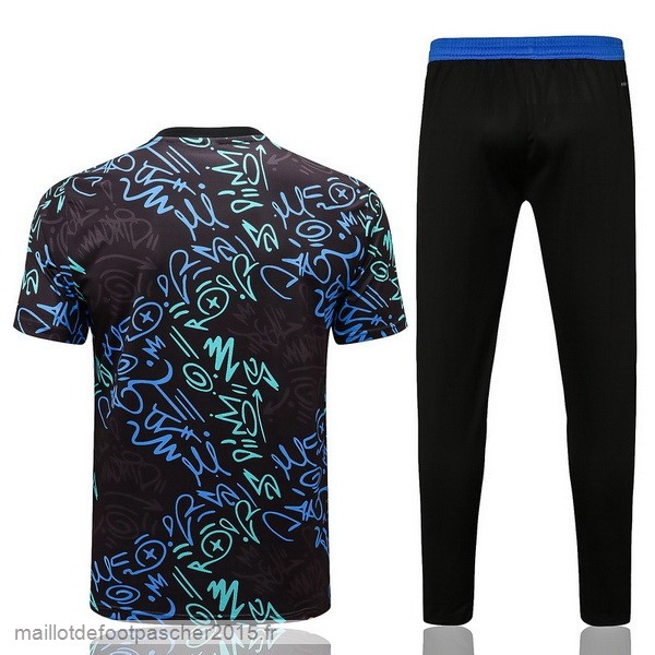 Maillot Foot Achat Entrainement Ensemble Complet Real Madrid 2022 2023 Noir I Vert
