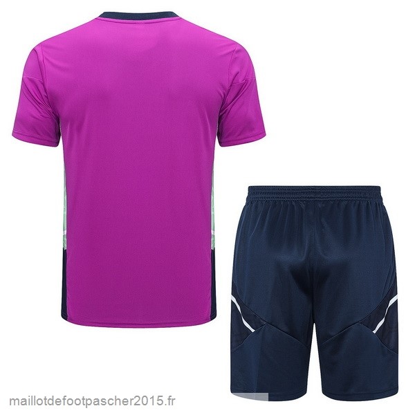 Maillot Foot Achat Entrainement Ensemble Complet Real Madrid 2022 2023 Purpura Marine