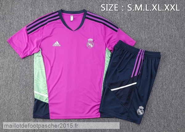 Maillot Foot Achat Entrainement Ensemble Complet Real Madrid 2022 2023 Purpura Marine
