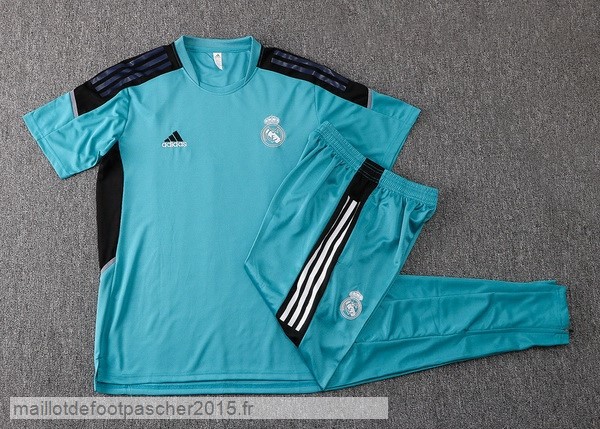 Maillot Foot Achat Entrainement Ensemble Complet Real Madrid 2022 2023 Vert Noir