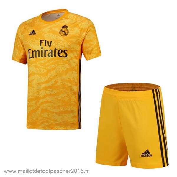 Maillot Foot Achat Domicile Conjunto De Enfant Gardien Real Madrid 2019 2020 Jaune