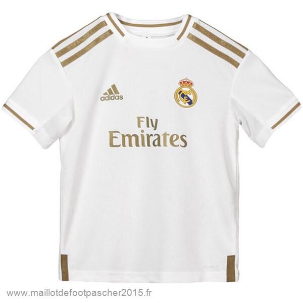 Maillot Foot Achat Domicile Conjunto De Enfant Real Madrid 2019 2020 Blanc