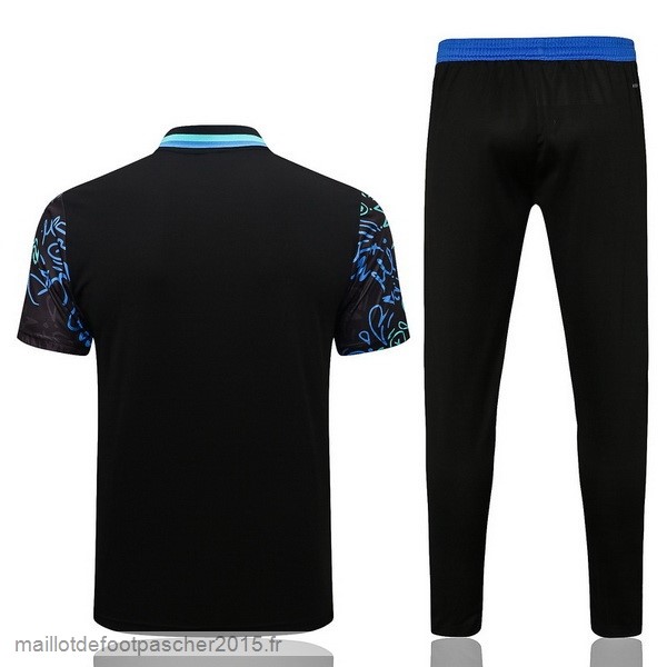 Maillot Foot Achat Ensemble Complet Polo Real Madrid 2022 2023 Noir Vert