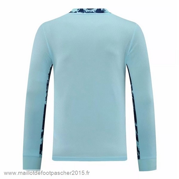 Maillot Foot Achat Domicile Gardien Manches Longues Real Madrid 2020 2021 Bleu
