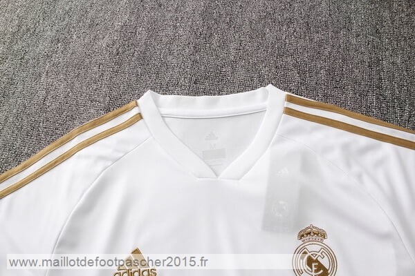 Maillot Foot Achat Entrainement Conjunto Completo Real Madrid 2019 2020 Blanc Noir