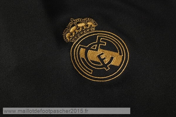 Maillot Foot Achat Entrainement Conjunto Completo Real Madrid 2019 2020 Noir Jaune