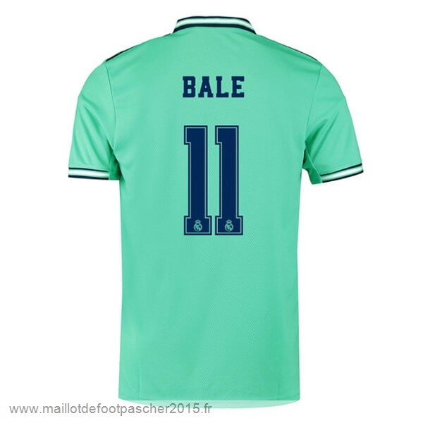 Maillot Foot Achat NO.11 Bale Third Maillot Real Madrid 2019 2020 Vert