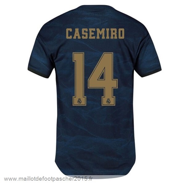 Maillot Foot Achat NO.14 Casemiro Exterieur Maillot Real Madrid 2019 2020 Bleu
