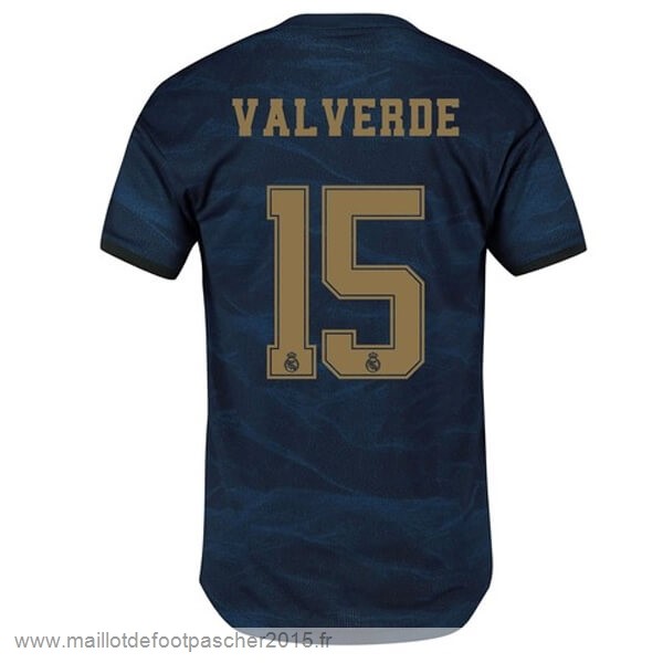 Maillot Foot Achat NO.15 ValVert Exterieur Maillot Real Madrid 2019 2020 Bleu