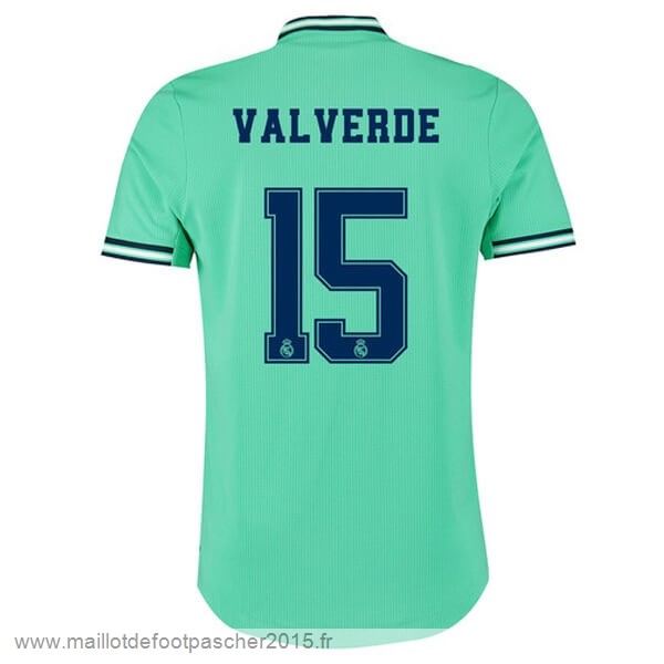 Maillot Foot Achat NO.15 ValVert Third Maillot Real Madrid 2019 2020 Vert