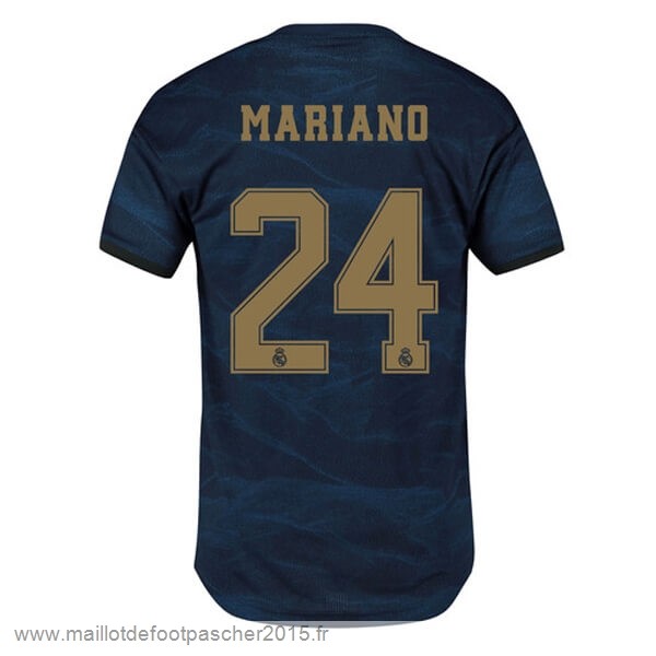 Maillot Foot Achat NO.24 Mariano Exterieur Maillot Real Madrid 2019 2020 Bleu