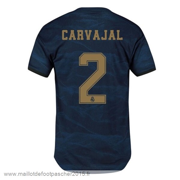 Maillot Foot Achat NO.2 Carvajal Exterieur Maillot Real Madrid 2019 2020 Bleu