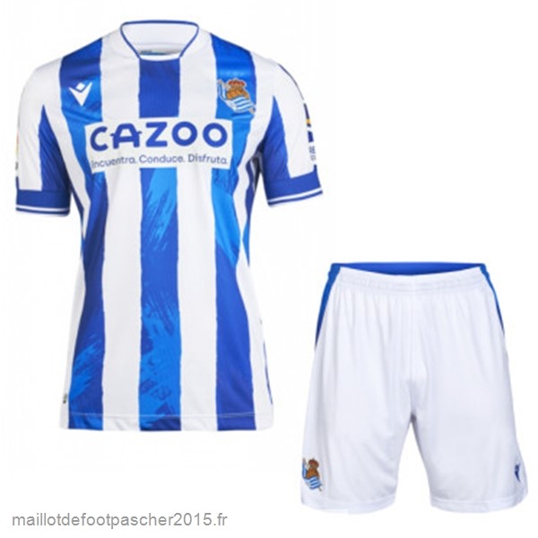 Maillot Foot Achat Domicile Conjunto De Enfant Real Sociedad 2022 2023 Blanc Bleu
