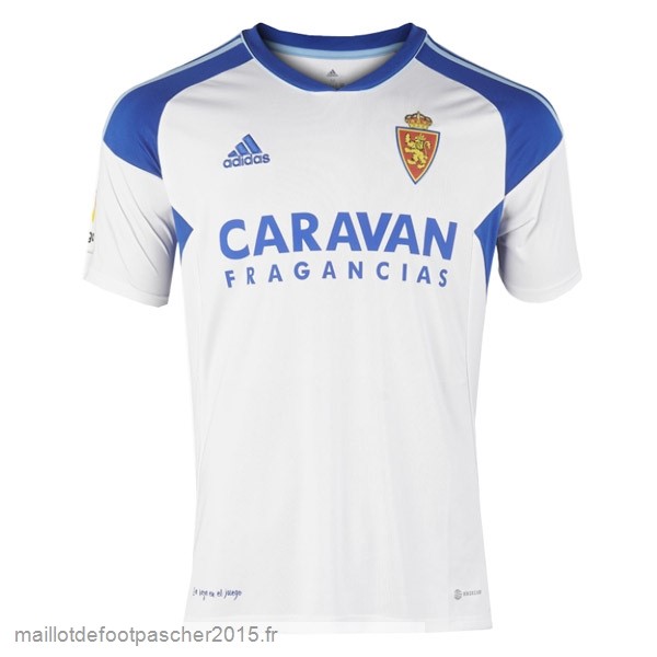 Maillot Foot Achat Thailande Domicile Maillot Real Zaragoza 2022 2023 Blanc