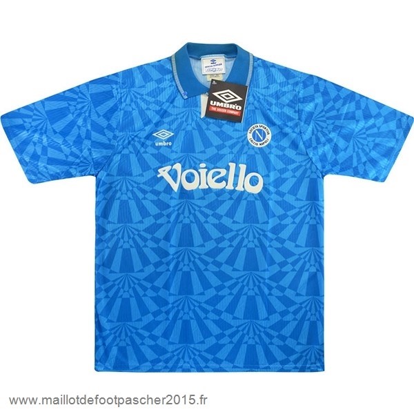 Maillot Foot Achat Domicile Maillot Napoli Rétro 1991 1993 Bleu