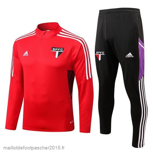 Maillot Foot Achat Survêtements São Paulo 2022 2023 Rouge I Noir