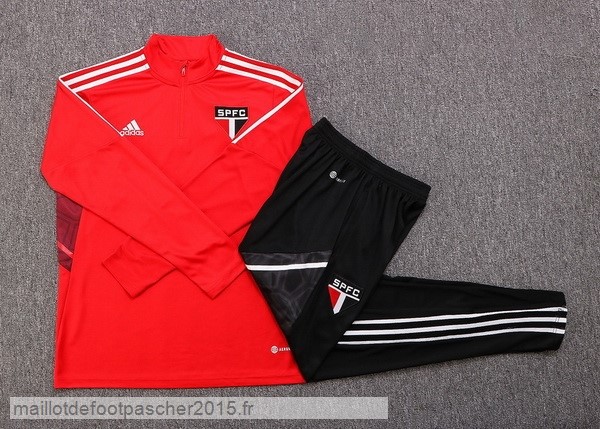 Maillot Foot Achat Survêtements São Paulo 2022 2023 Rouge I Noir